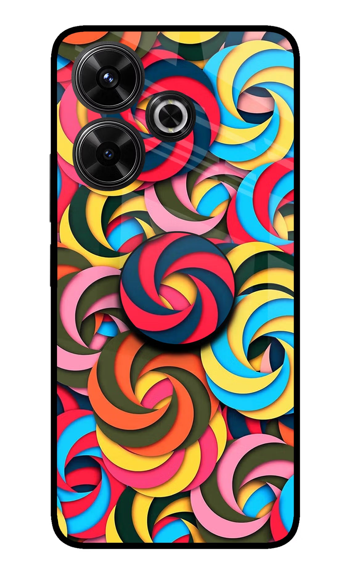 Spiral Pattern Redmi 13 5G Pop Case by Casekaro