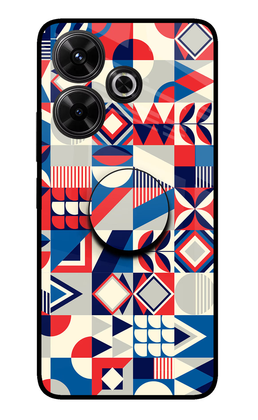 Colorful Pattern Redmi 13 5G Pop Case, Glass case