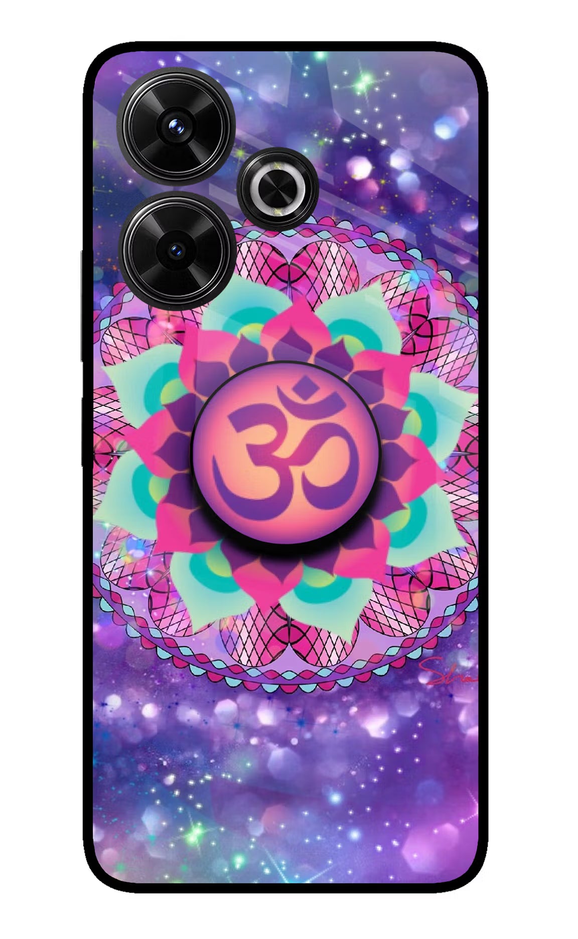 Om Purple Redmi 13 5G Pop Case by Casekaro