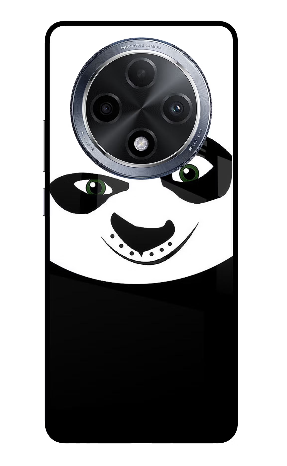 Panda Oppo F27 Pro Glass Case Back Cover by Casekaro