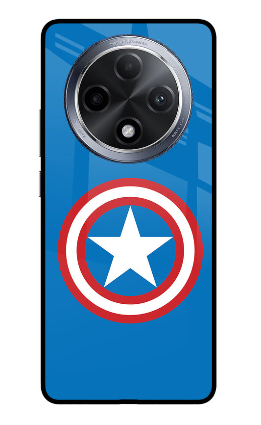 Captain America Logo Oppo F27 Pro Glass Case