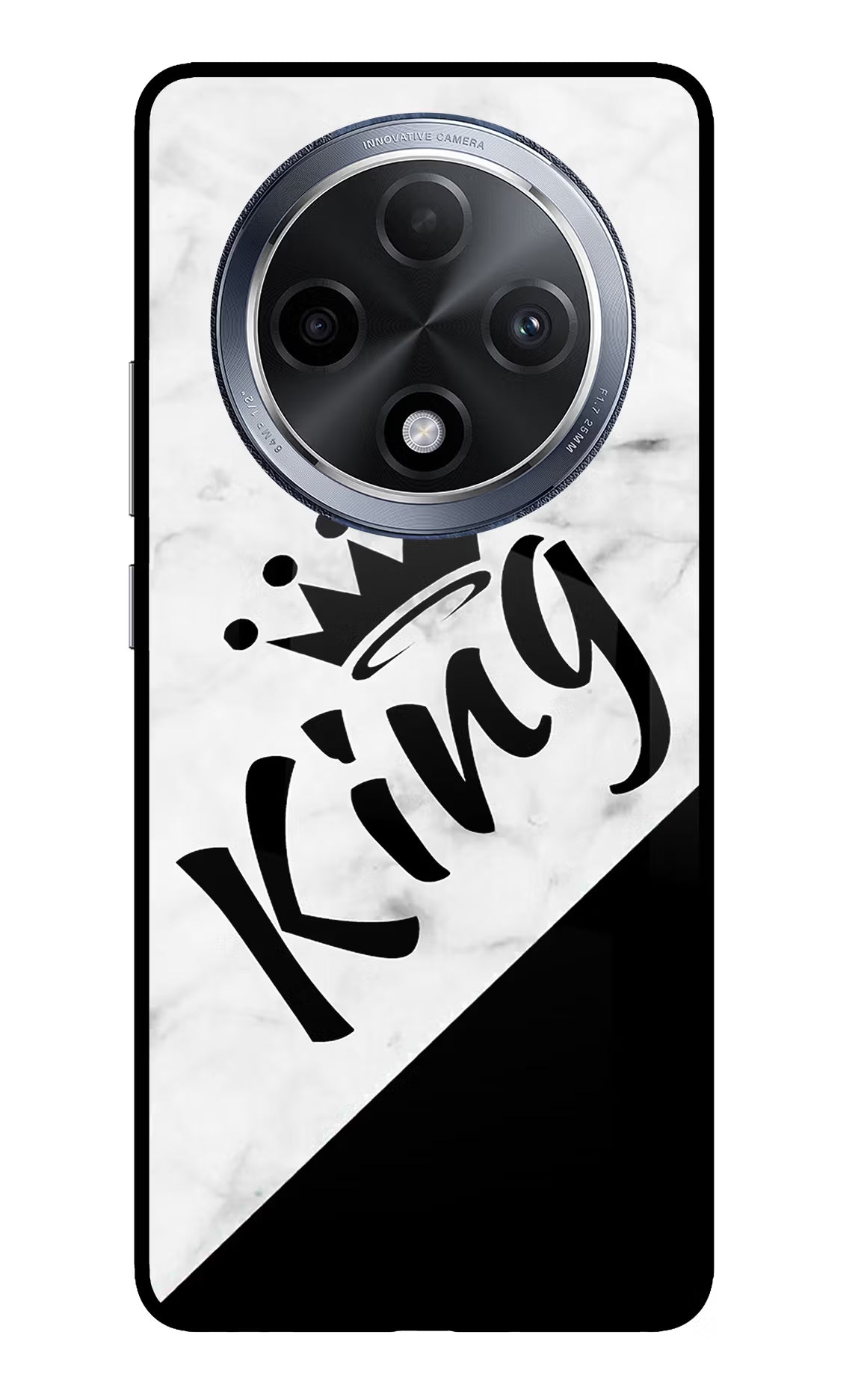 King Oppo F27 Pro Glass Case Back Cover by Casekaro