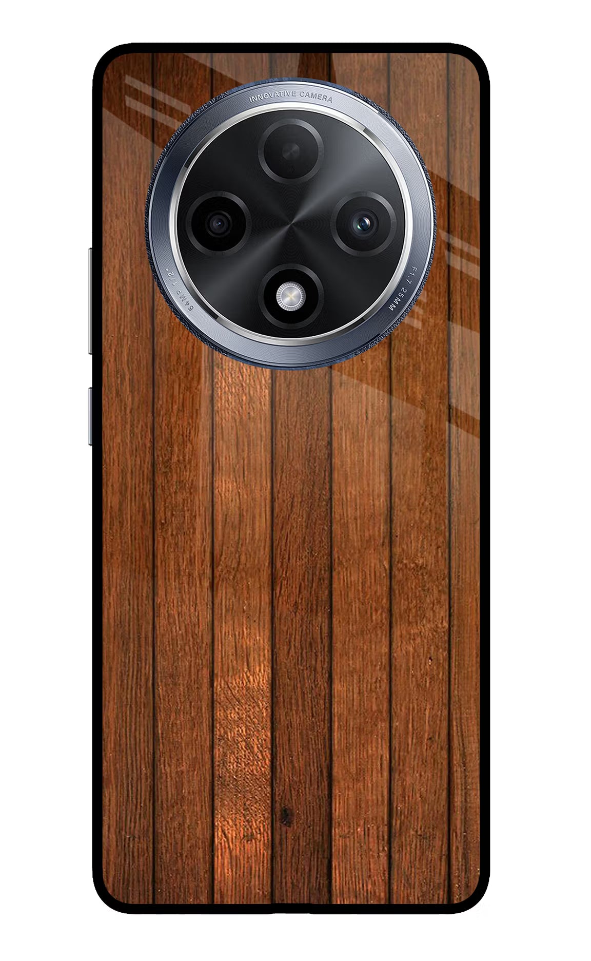 Wooden Artwork Bands Oppo F27 Pro Glass Case Back Cover by Casekaro