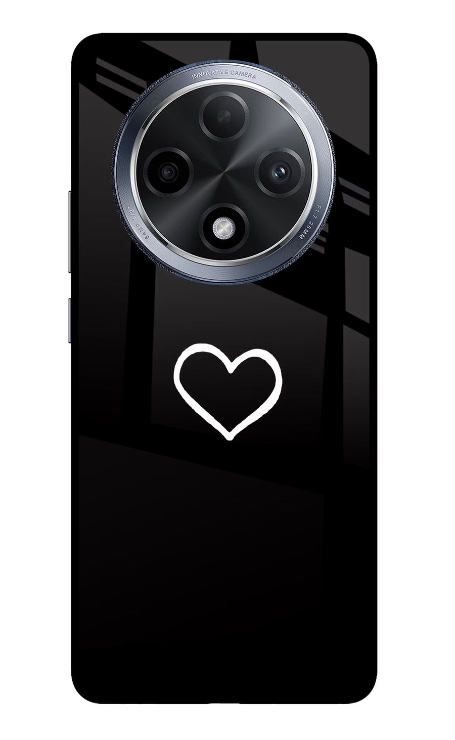 Heart Oppo F27 Pro Back Cover, Glass case