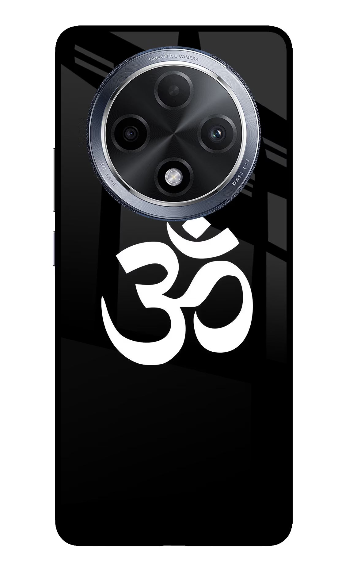 Om Oppo F27 Pro Glass Case Back Cover by Casekaro