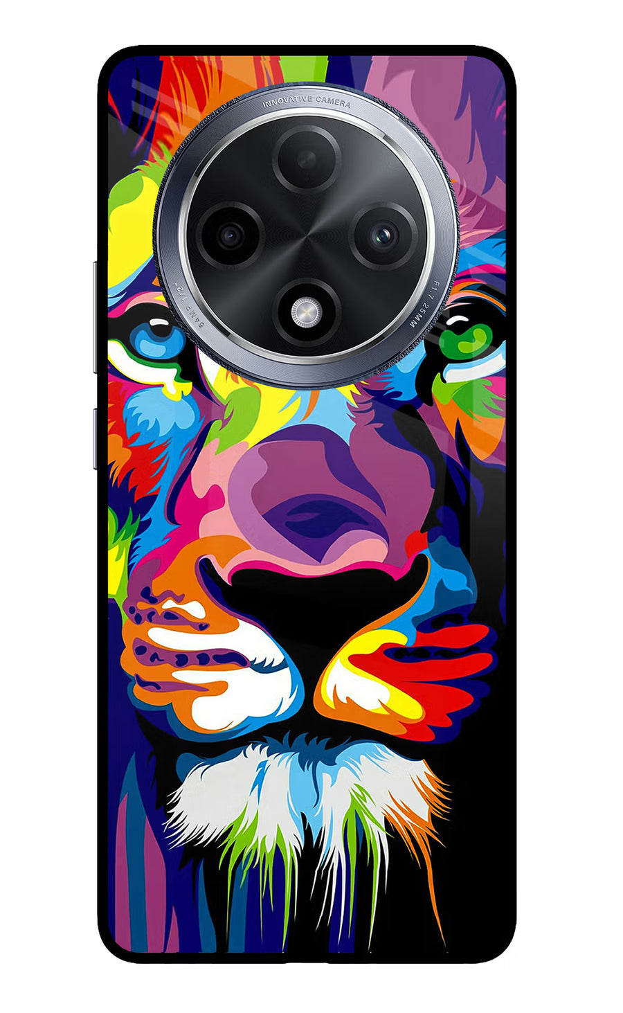 Lion Oppo F27 Pro Back Cover, Glass case