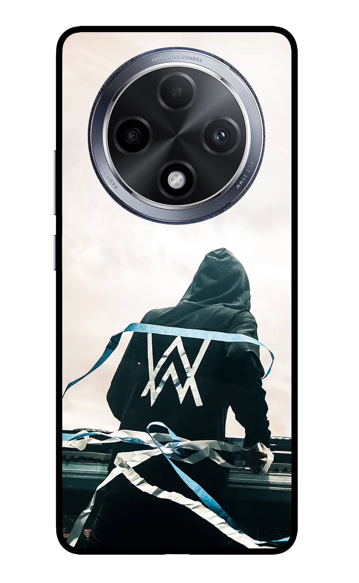Alan Walker Oppo F27 Pro Glass Case Back Cover by Casekaro