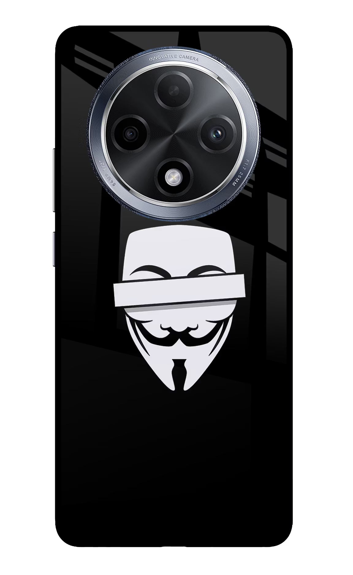 Anonymous Face Oppo F27 Pro Glass Case