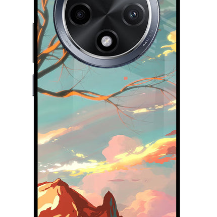 Scenery Oppo F27 Pro Glass Case