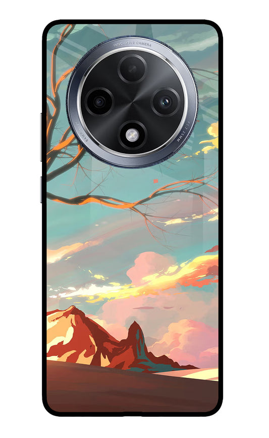 Scenery Oppo F27 Pro Glass Case
