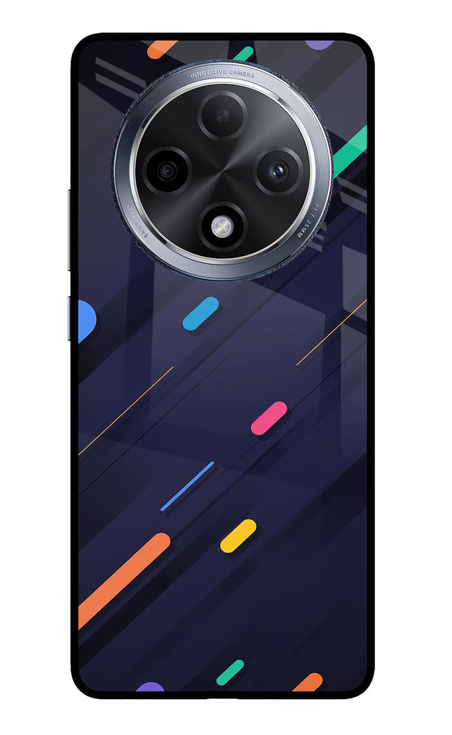Abstract Design Oppo F27 Pro Glass Case