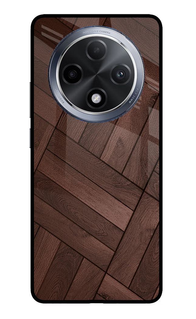 Wooden Texture Design Oppo F27 Pro Glass Case