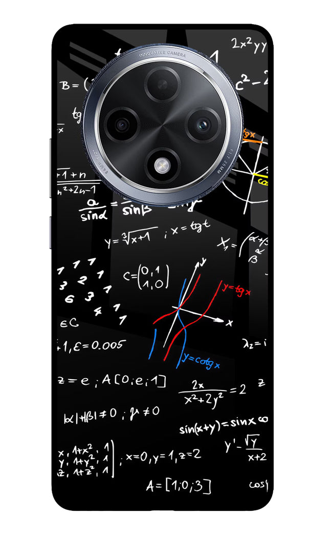 Mathematics Formula Oppo F27 Pro Glass Case