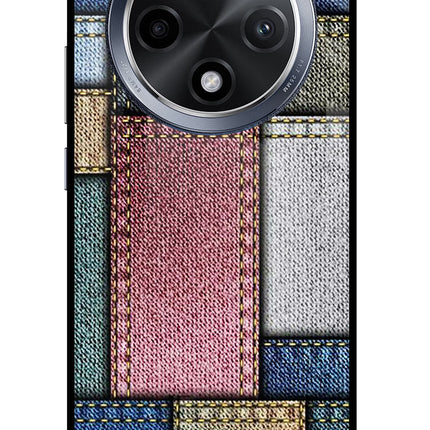 Multicolor Jeans Oppo F27 Pro Glass Case