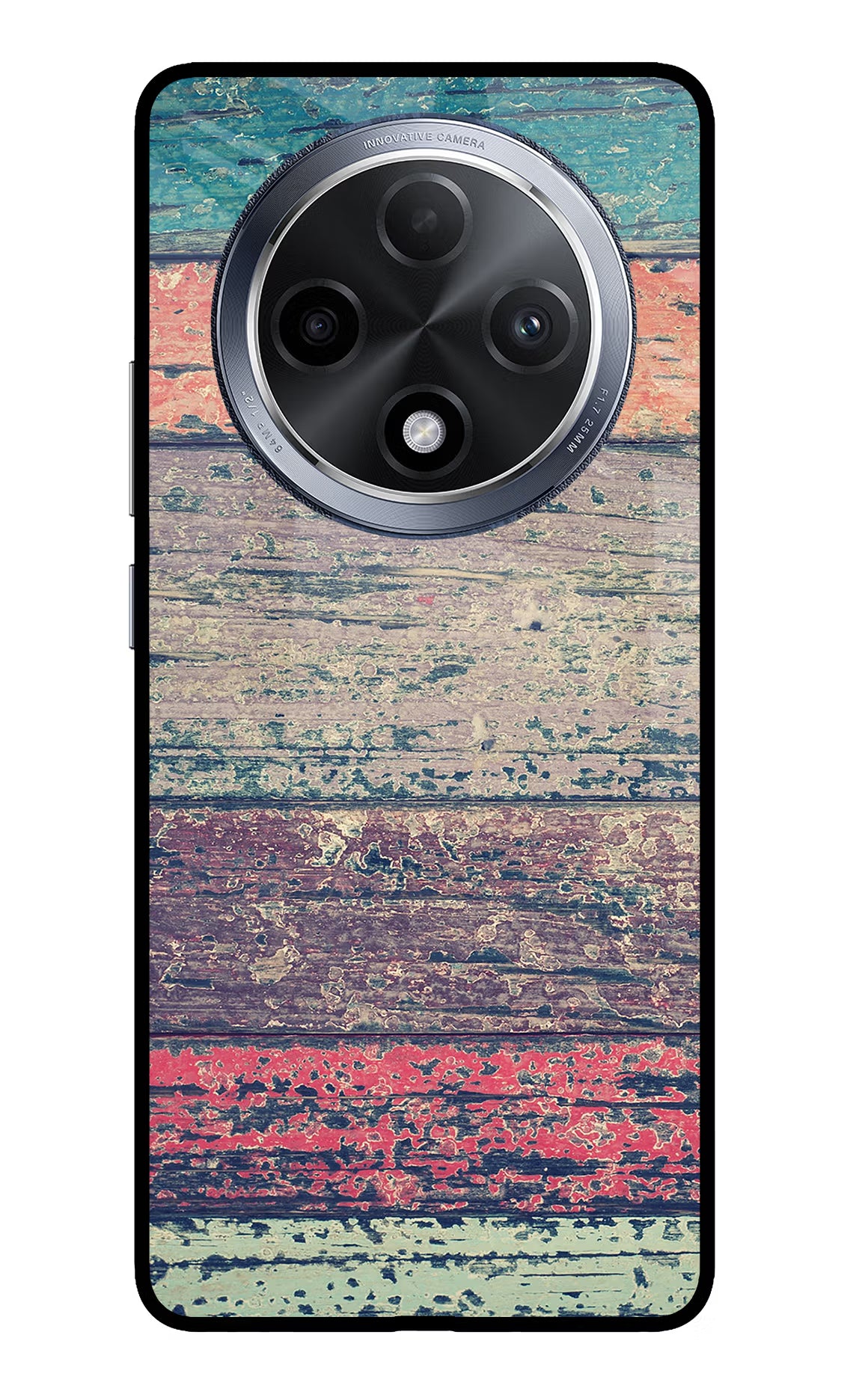 Colourful Wall Oppo F27 Pro Glass Case Back Cover by Casekaro