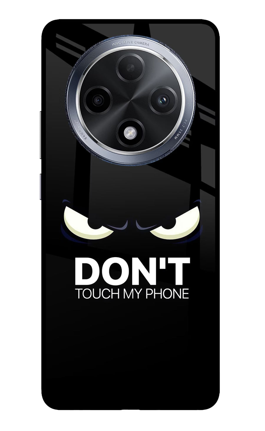 Don'T Touch My Phone Oppo F27 Pro Back Cover, Glass case