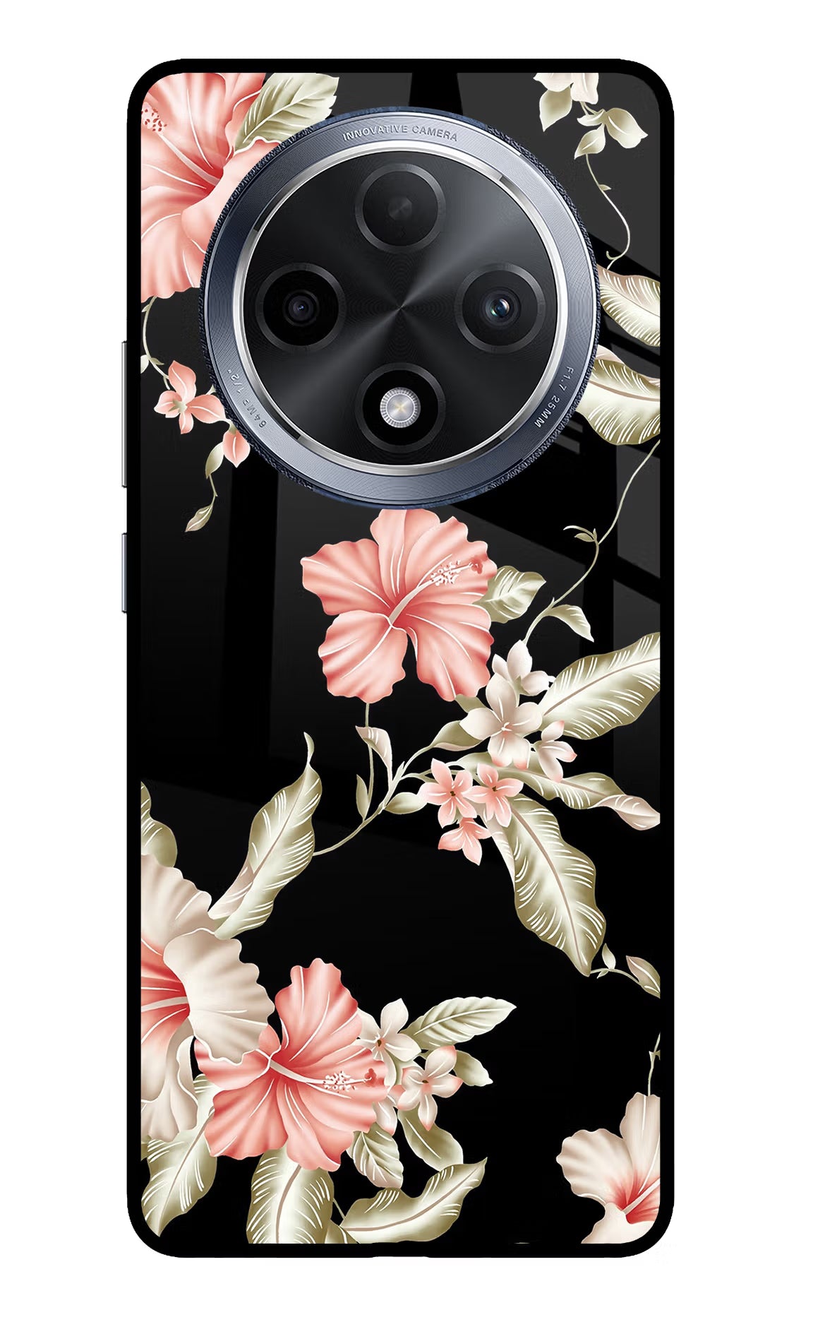 Flowers Oppo F27 Pro Glass Case