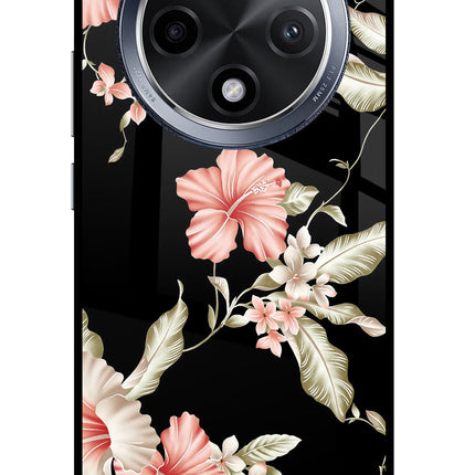 Flowers Oppo F27 Pro Glass Case Back Cover by Casekaro