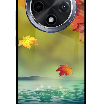 Flowers Oppo F27 Pro Glass Case