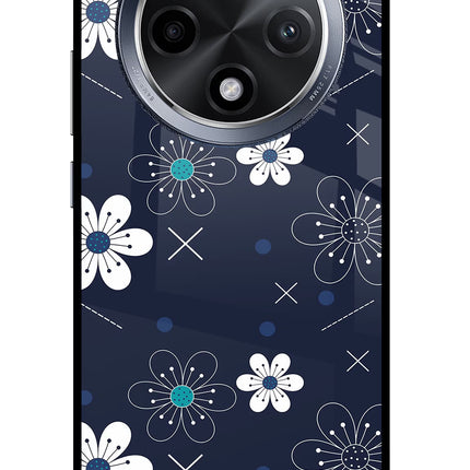 Flowers Oppo F27 Pro Glass Case
