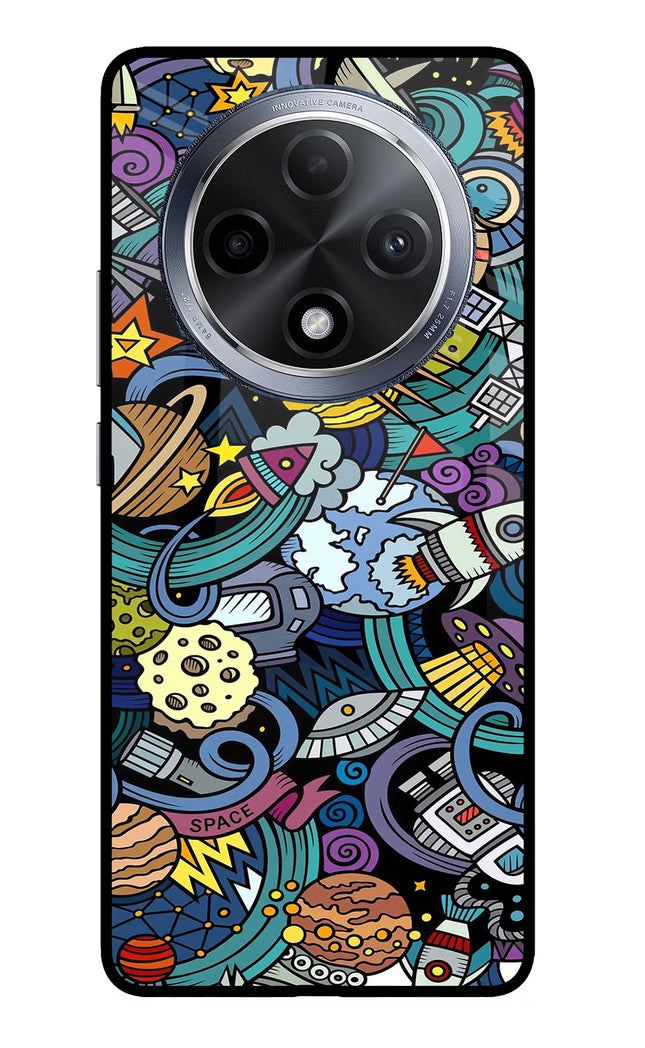 Space Abstract Oppo F27 Pro Glass Case