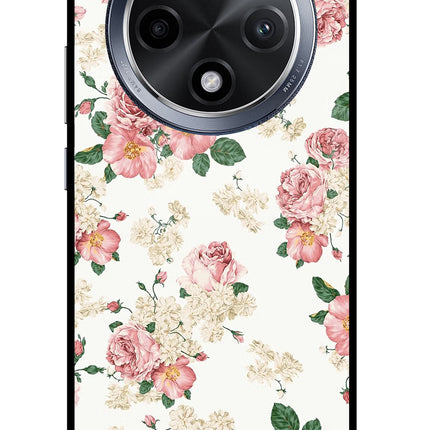 Flowers Oppo F27 Pro Glass Case