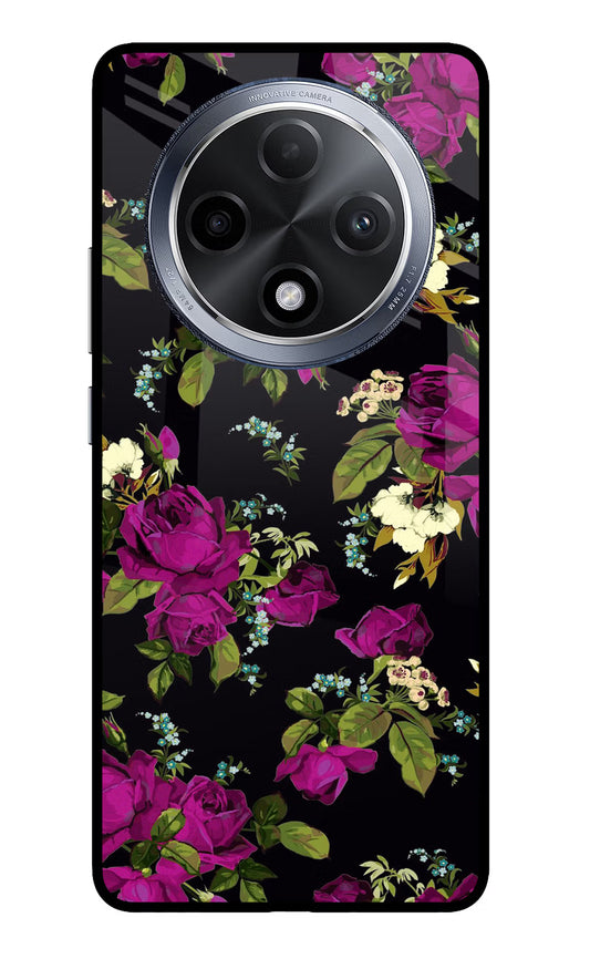 Flowers Oppo F27 Pro Glass Case
