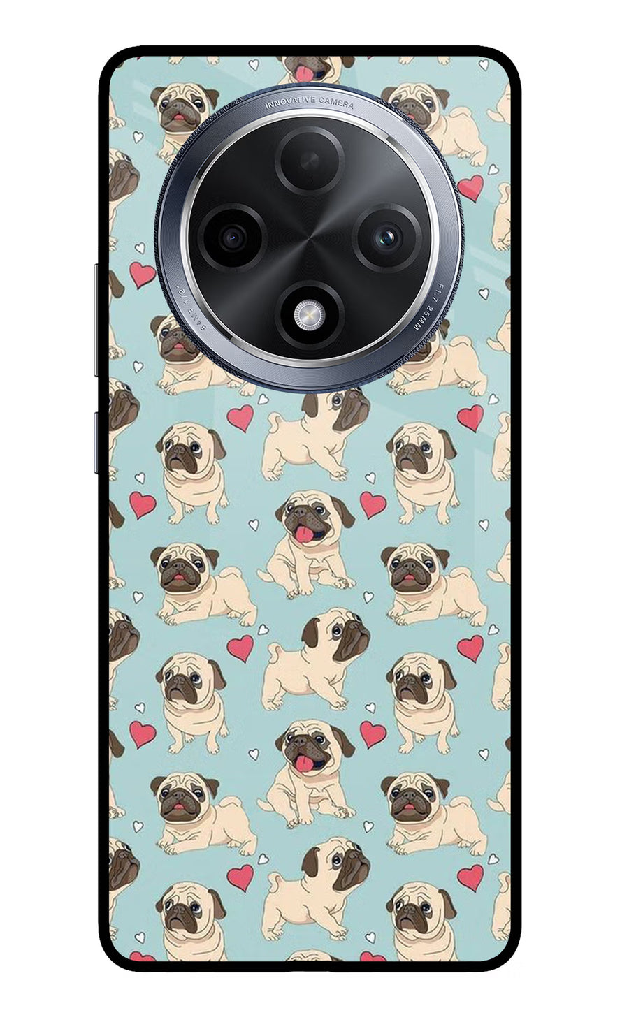 Pug Dog Oppo F27 Pro Back Cover, Glass case