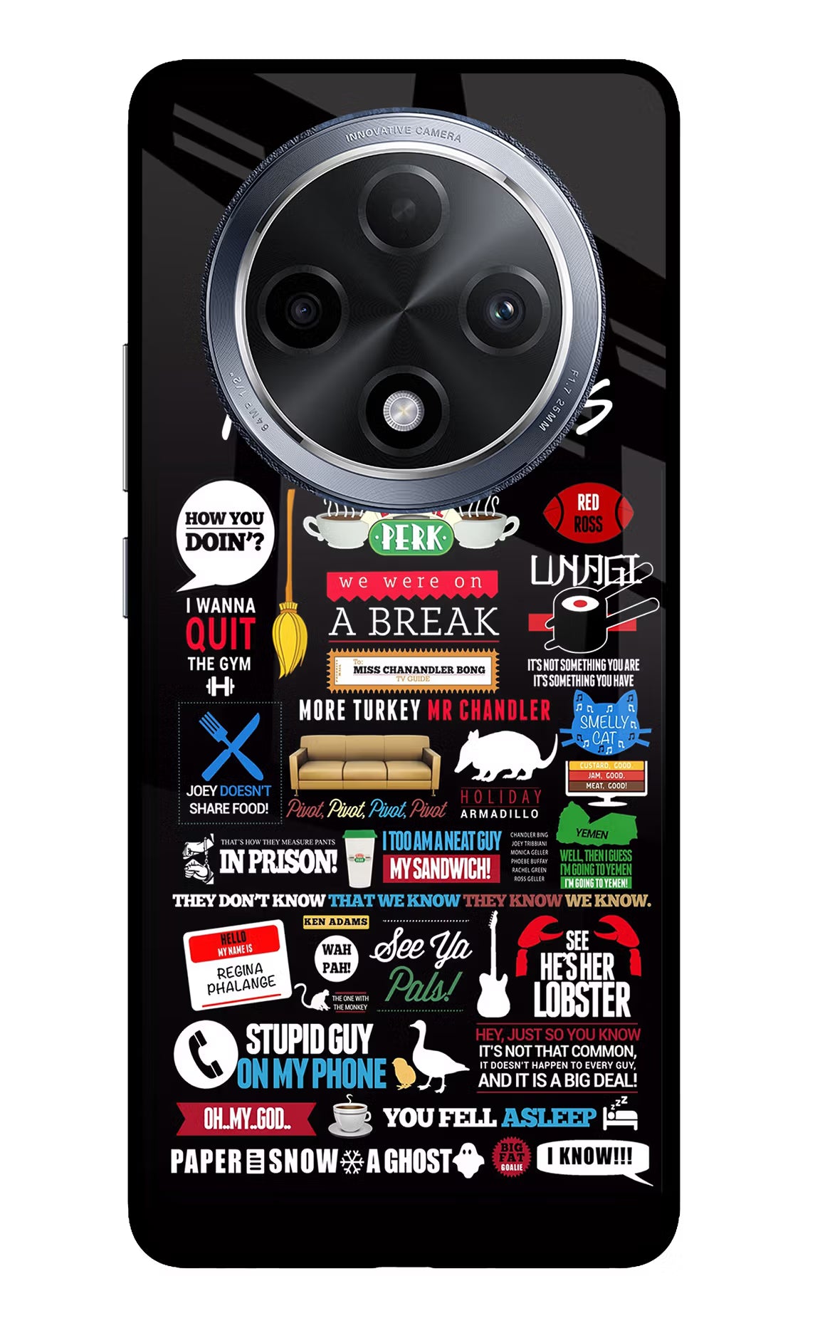 FRIENDS Oppo F27 Pro Glass Case