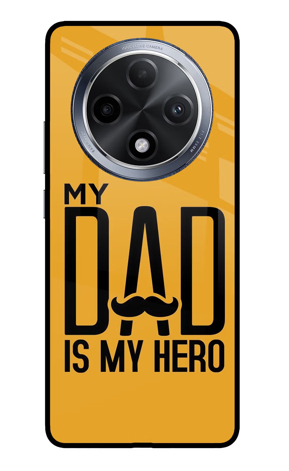 My Dad Is My Hero Oppo F27 Pro Glass Case
