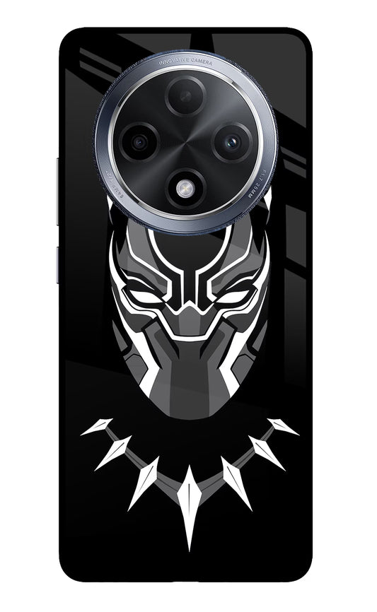 Black Panther Oppo F27 Pro Glass Case