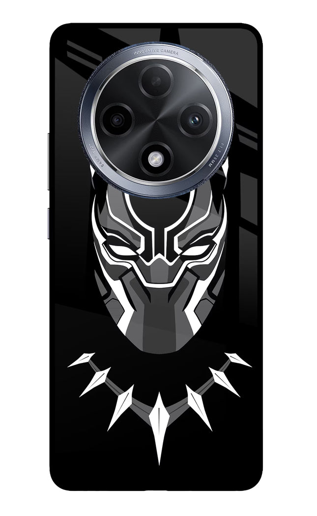 Black Panther Oppo F27 Pro Glass Case