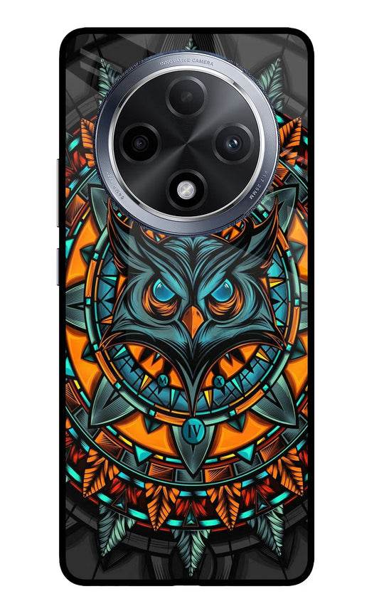 Angry Owl Art Oppo F27 Pro Glass Case