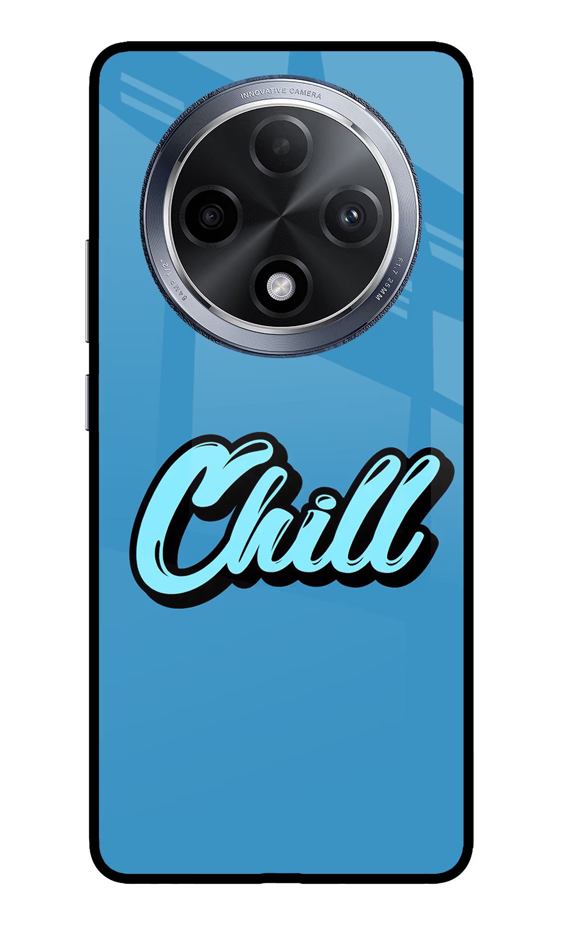 Chill Oppo F27 Pro Glass Case Back Cover by Casekaro