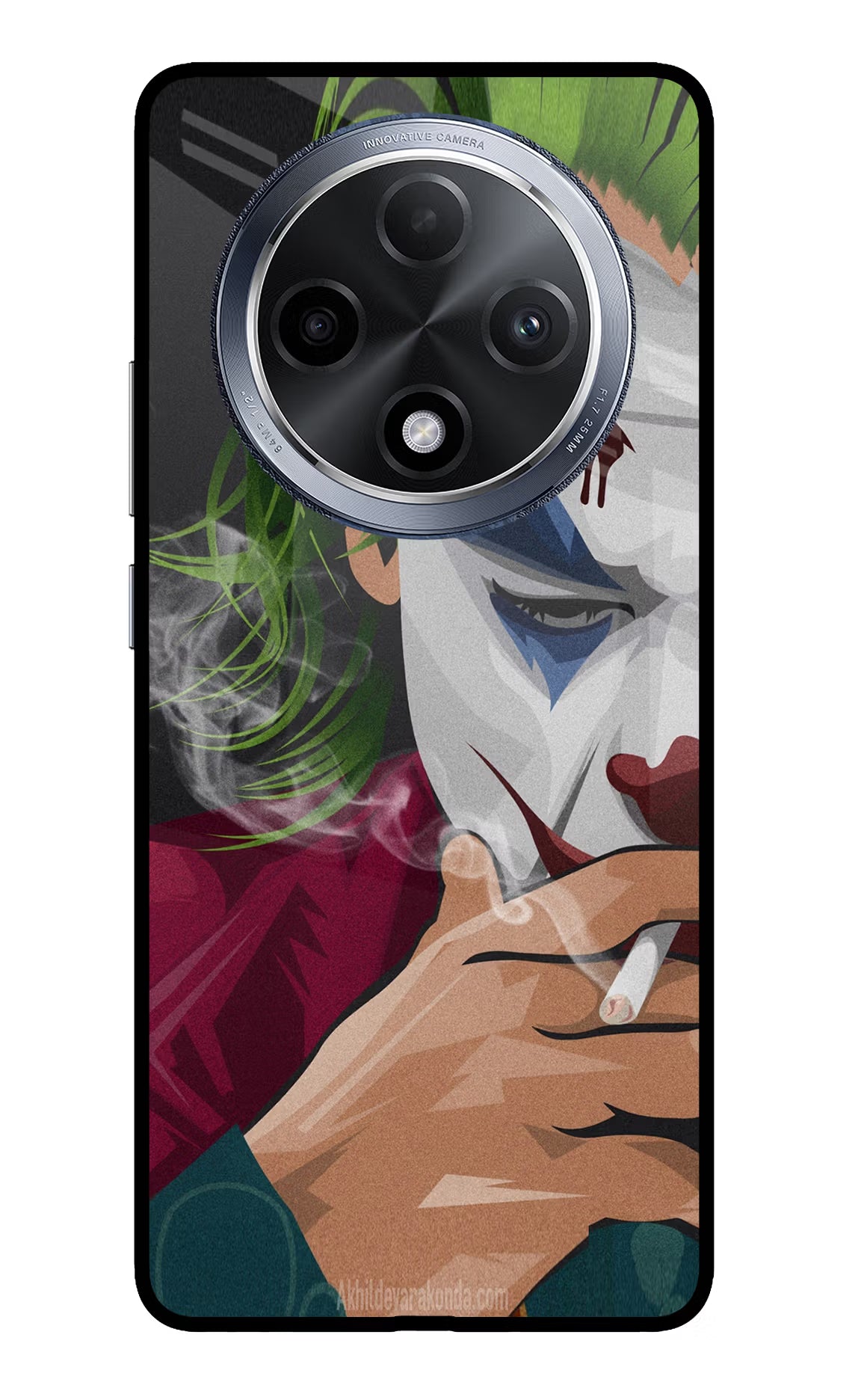 Joker Smoking Oppo F27 Pro Glass Case Back Cover by Casekaro