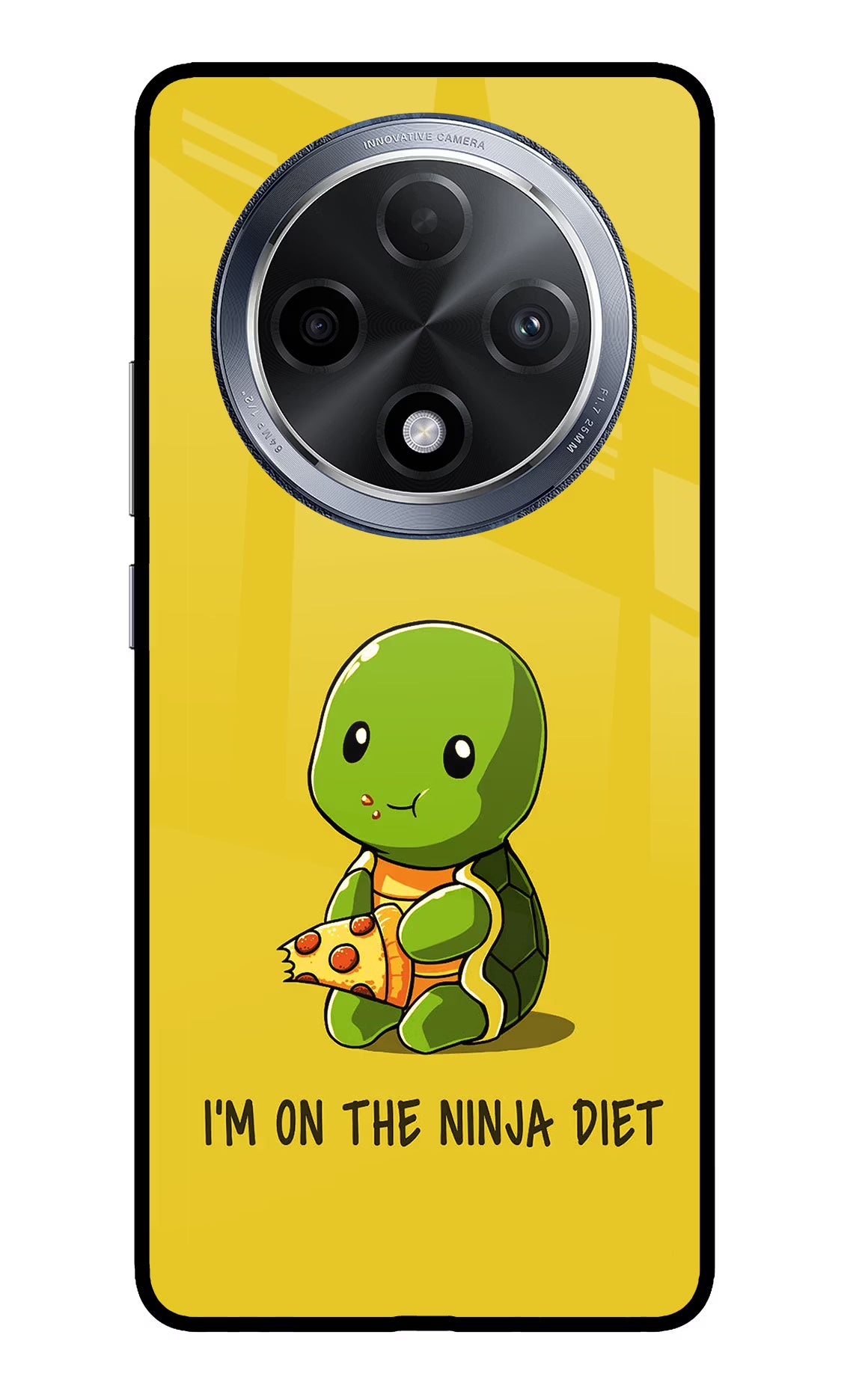 I'm on Ninja Diet Oppo F27 Pro Glass Case Back Cover by Casekaro