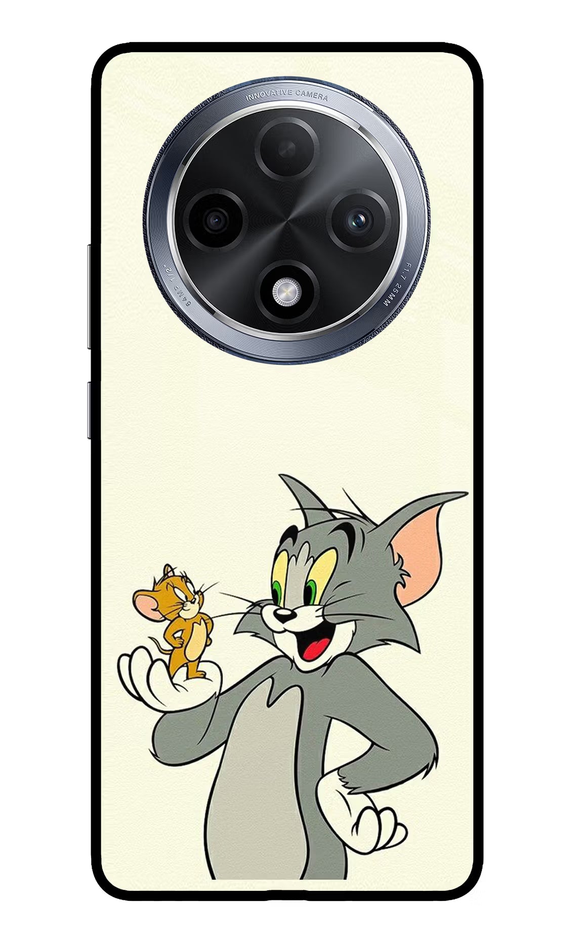 Tom & Jerry Oppo F27 Pro Glass Case Back Cover by Casekaro
