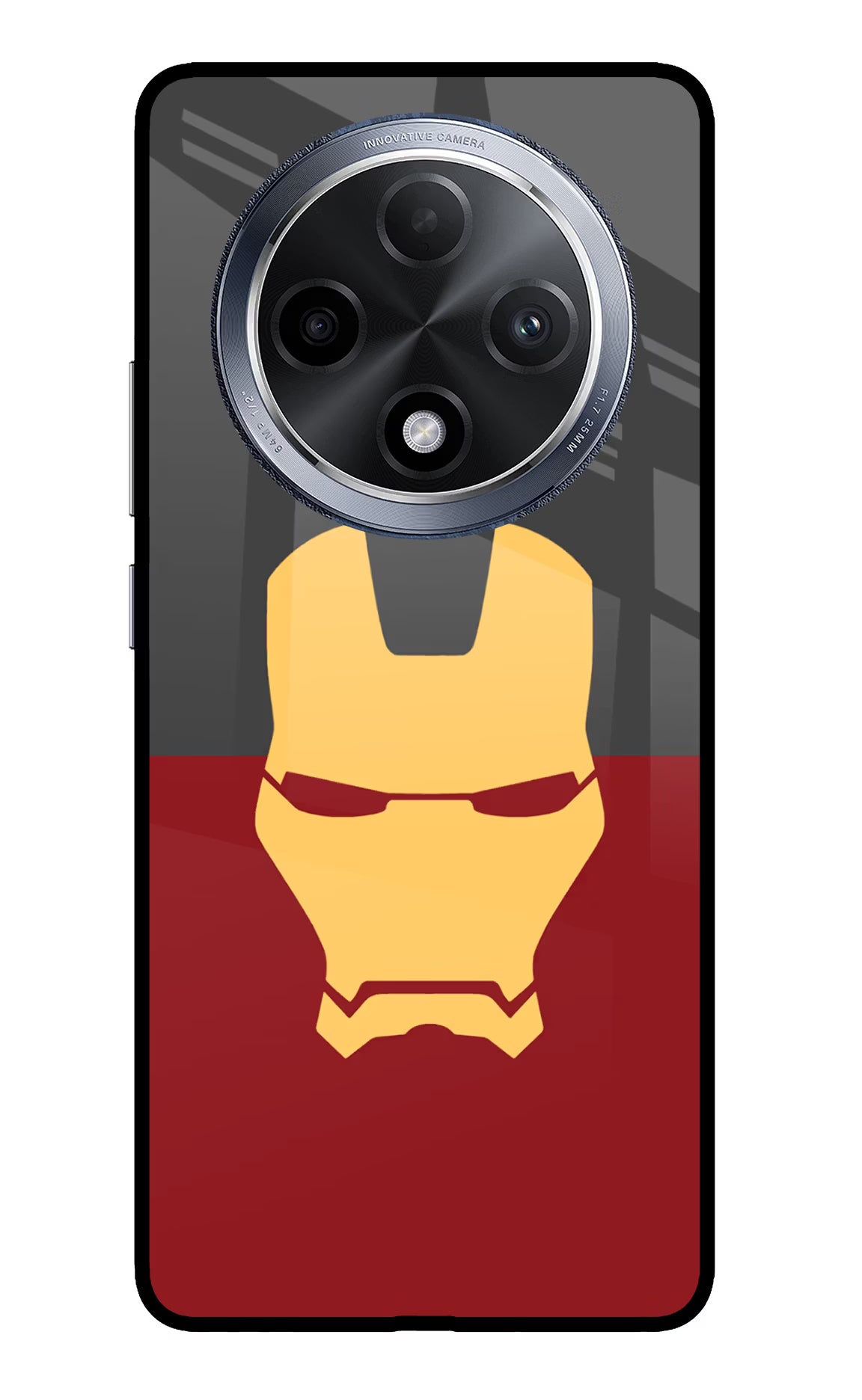 Ironman Oppo F27 Pro Glass Case Back Cover by Casekaro