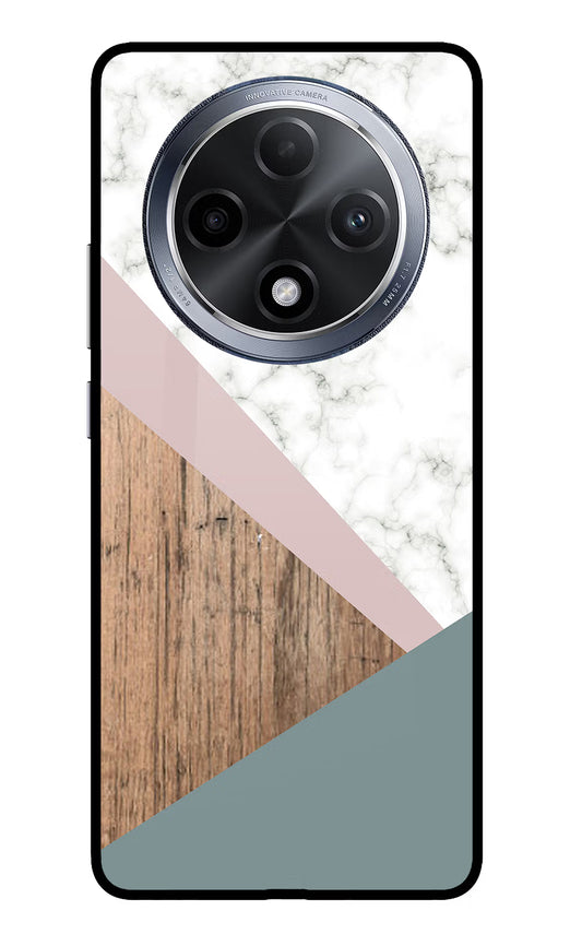 Marble wood Abstract Oppo F27 Pro Glass Case