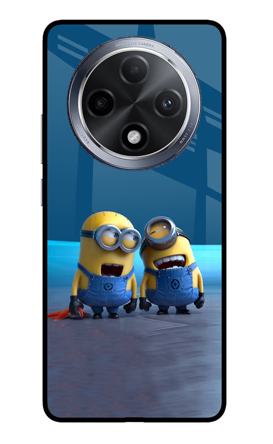 Minion Laughing Oppo F27 Pro Glass Case