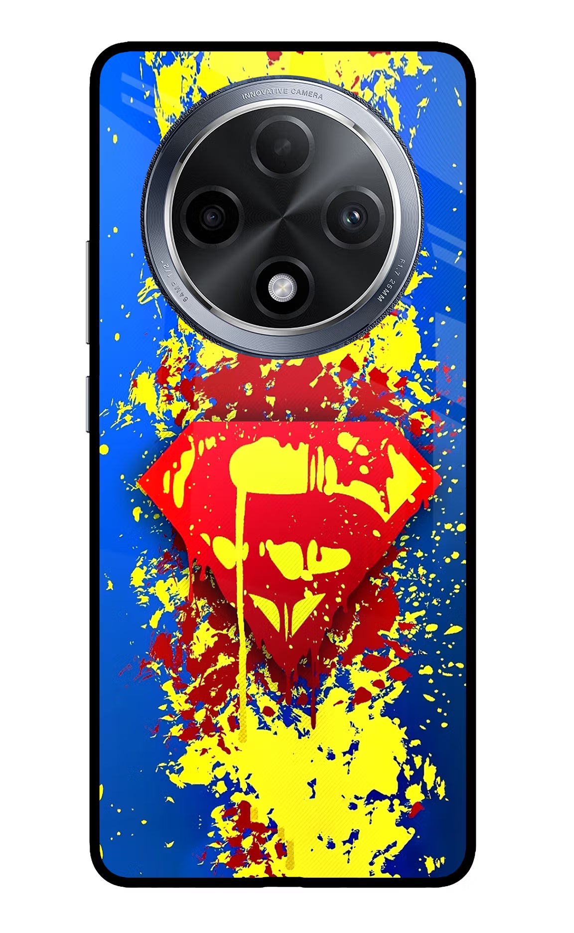 Superman logo Oppo F27 Pro Glass Case