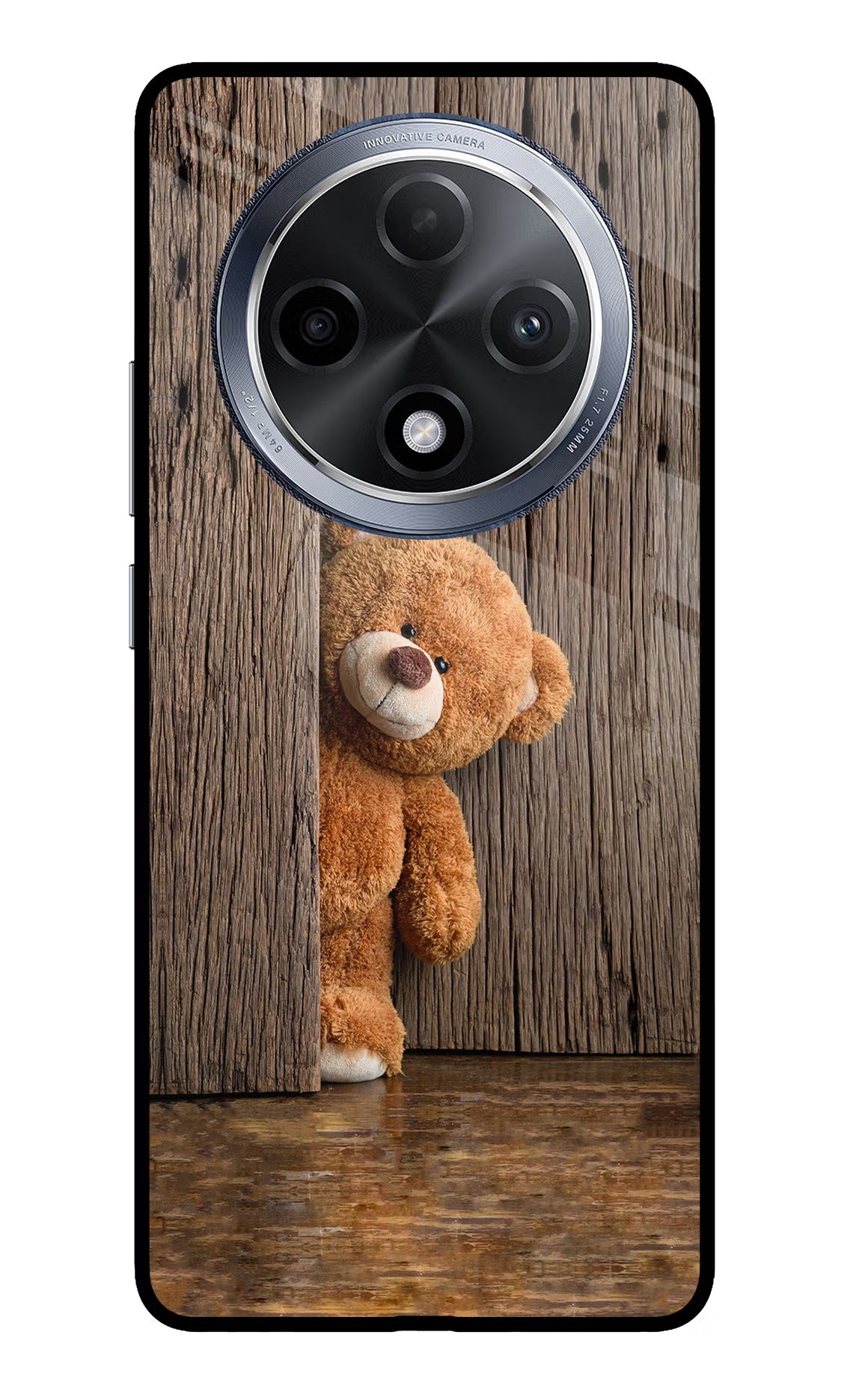 Teddy Wooden Oppo F27 Pro Glass Case
