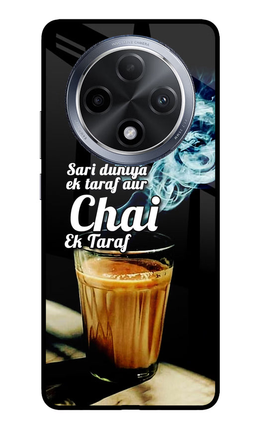 Chai Ek Taraf Quote Oppo F27 Pro Glass Case