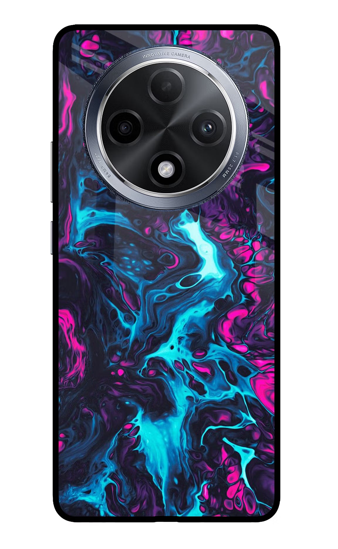 Abstract Oppo F27 Pro Glass Case Back Cover by Casekaro