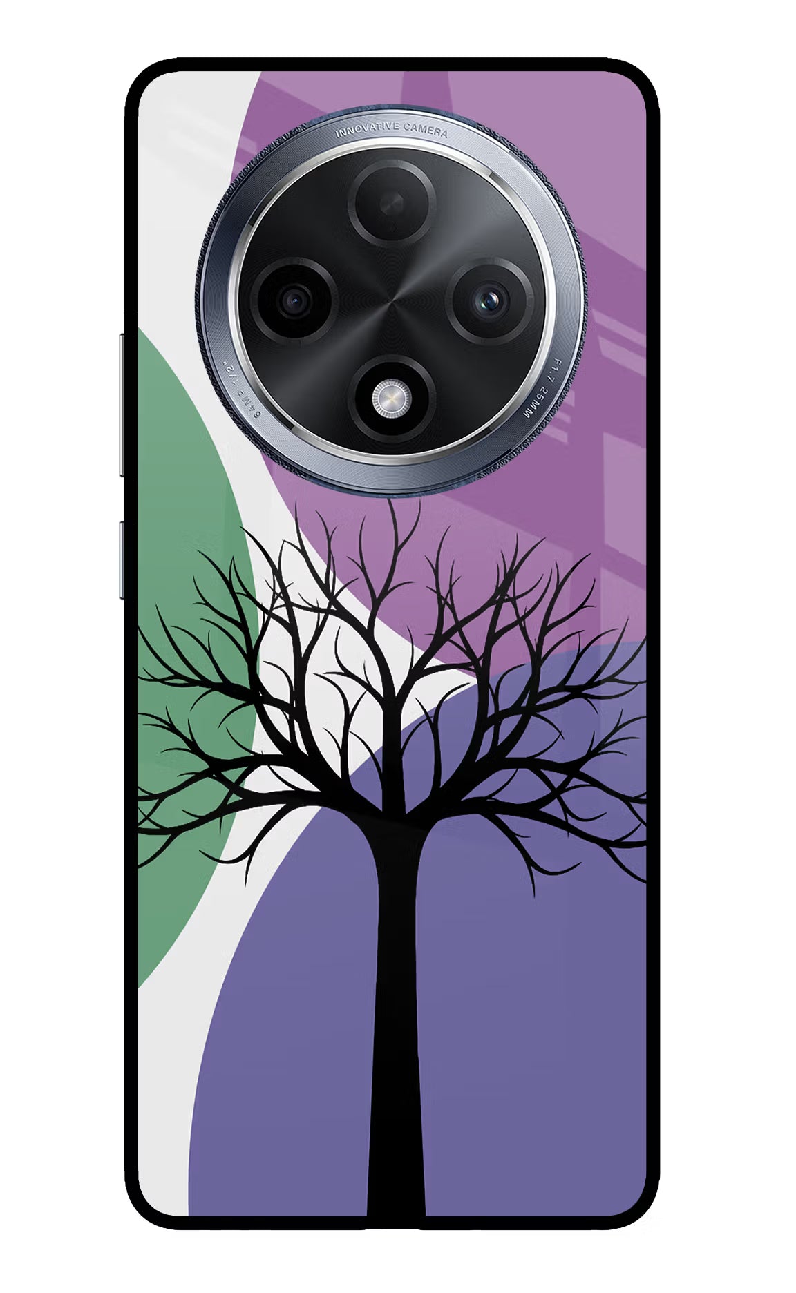 Tree Art Oppo F27 Pro Glass Case Back Cover by Casekaro