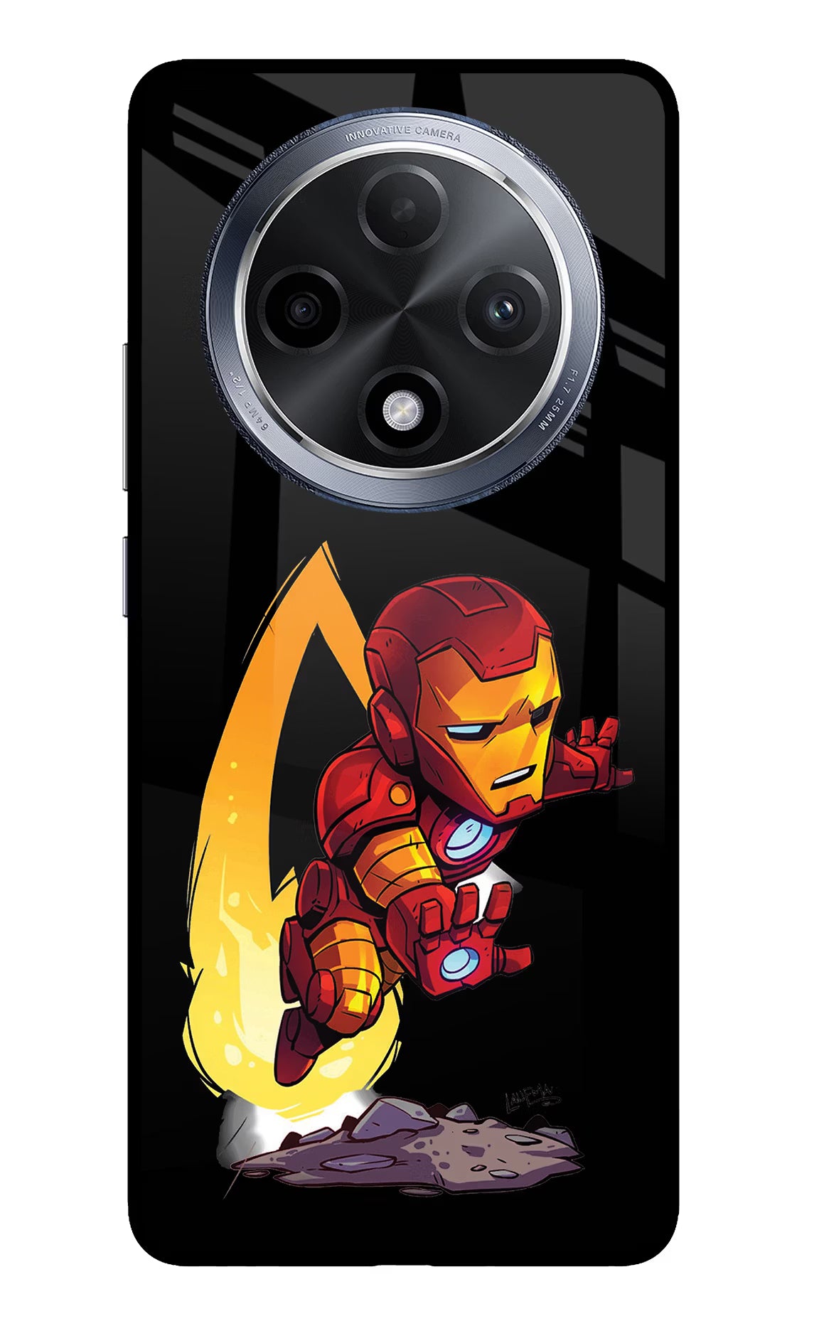 IronMan Oppo F27 Pro Glass Case Back Cover by Casekaro