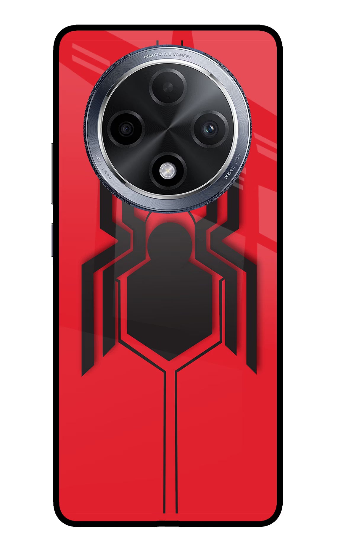 Spider Oppo F27 Pro Glass Case Back Cover by Casekaro