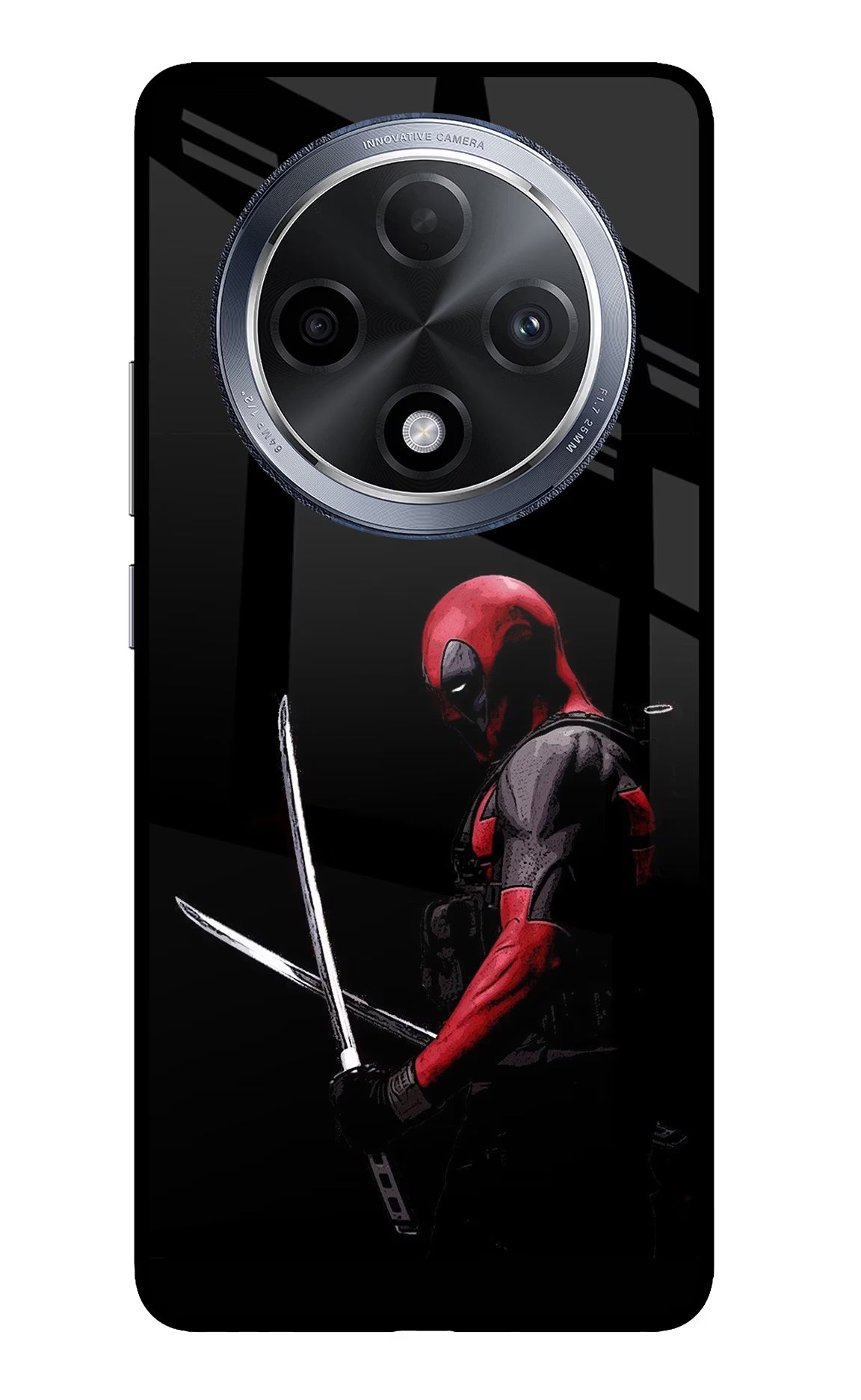 Deadpool Oppo F27 Pro Glass Case Back Cover by Casekaro
