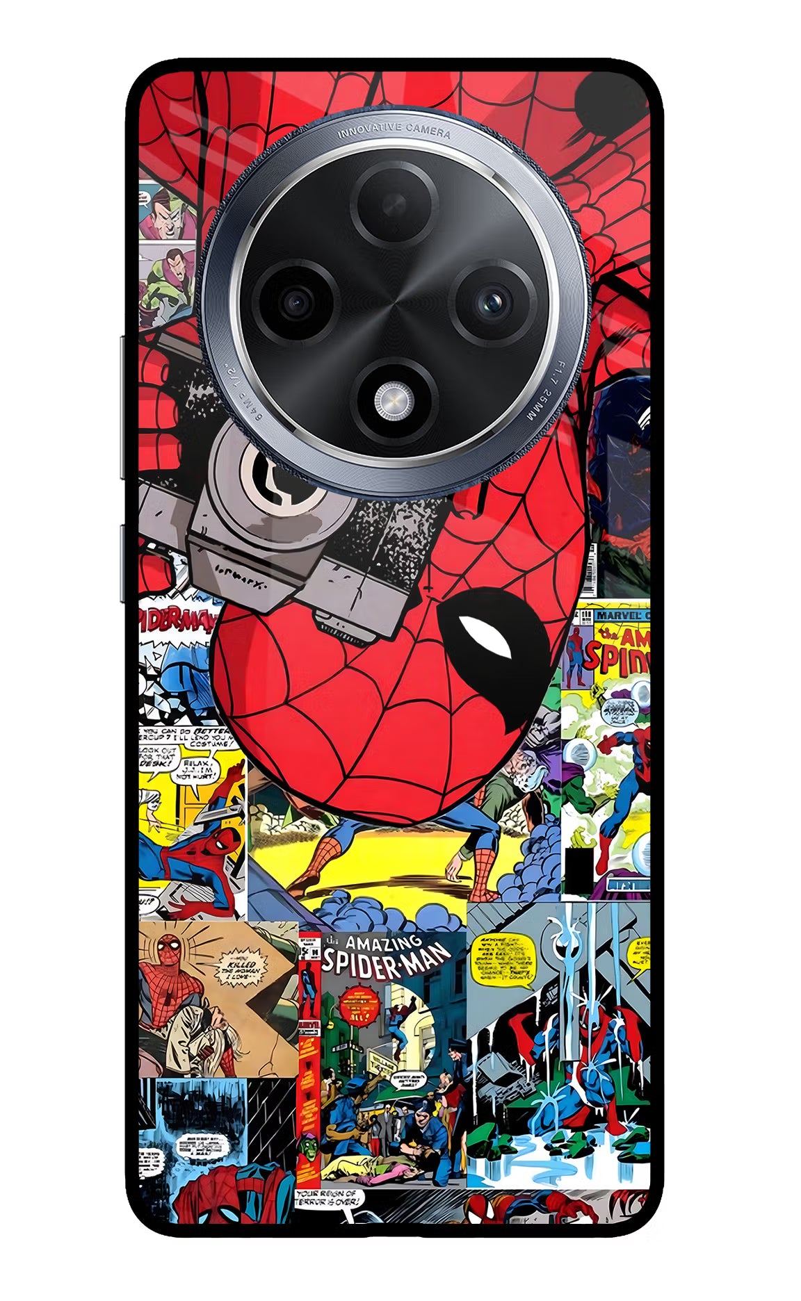 Spider Man Oppo F27 Pro Glass Case