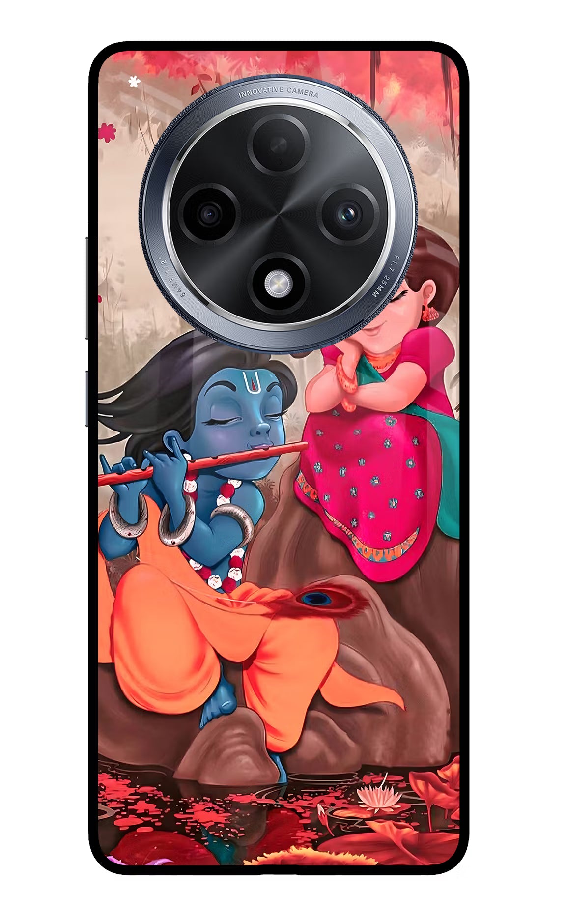 Radhe Krishna Oppo F27 Pro Glass Case